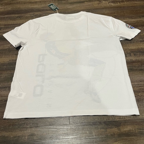 Polo Country Ralph Lauren T-Shirt Terrain Expedition Mountain Climb Rare Medium - Picture 7 of 8